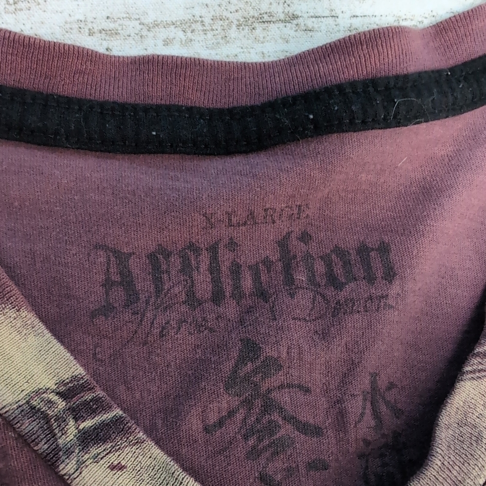 Affliction t-shirt Horiyoshi, HEROES & DEMONS Y2K X-Large. - Picture 4 of 12